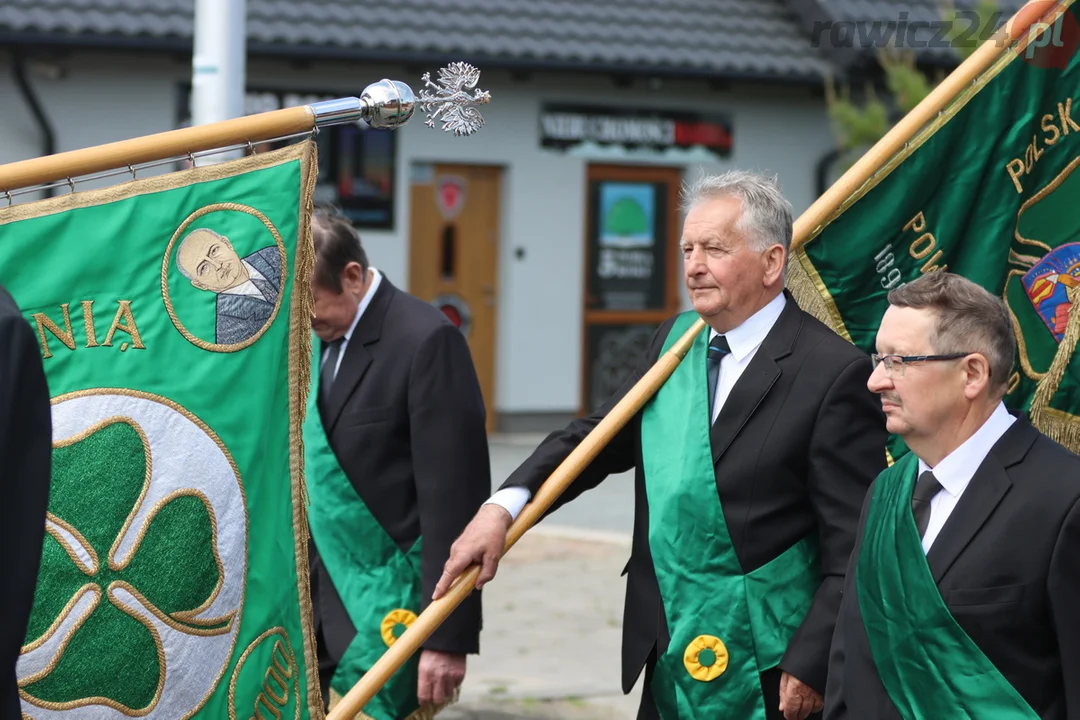 Delegacje na ceremonii pogrzebowej śp. Kazimierza Chudego