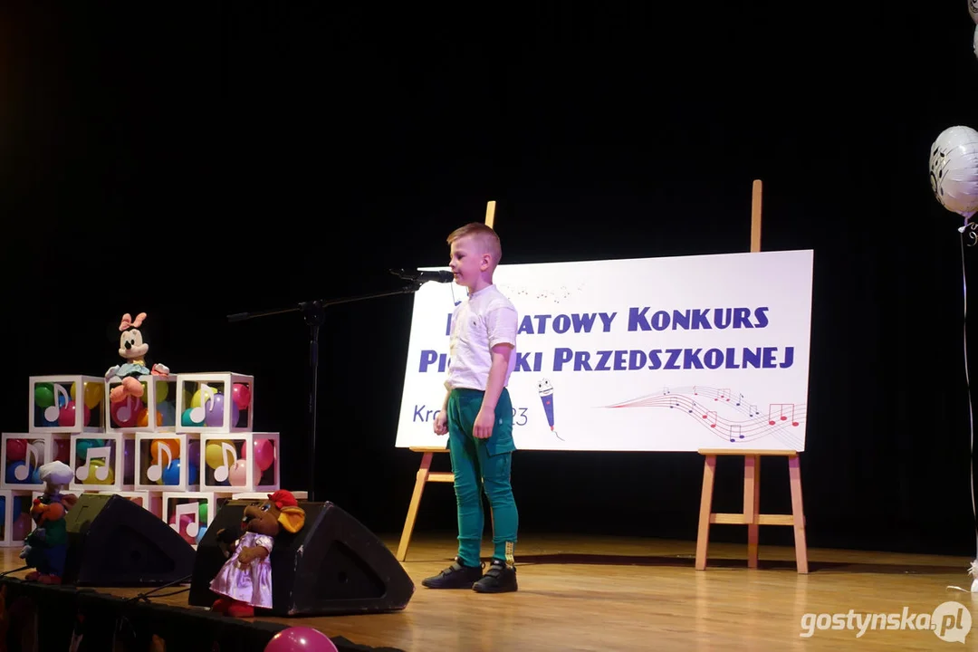 XVIII Powiatowy Konkurs Piosenki Przedszkolnej w Krobi