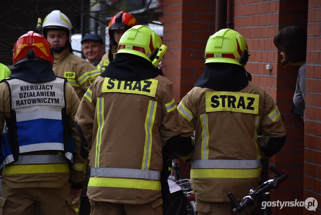 Interwencja JRG Gostyń i OSP Pępowo w związku z "wyciekiem" gazu