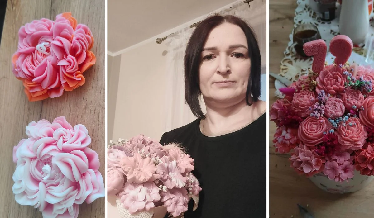 Emilia Zaradniak robi zjawiskowe mydełka i świeczki