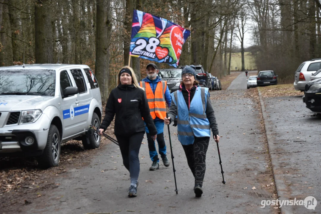 Biegająco zagrali dla WOŚP - Parkrun Gostyń i Grupa Nieprzemakalni Gostyń razem na trasie