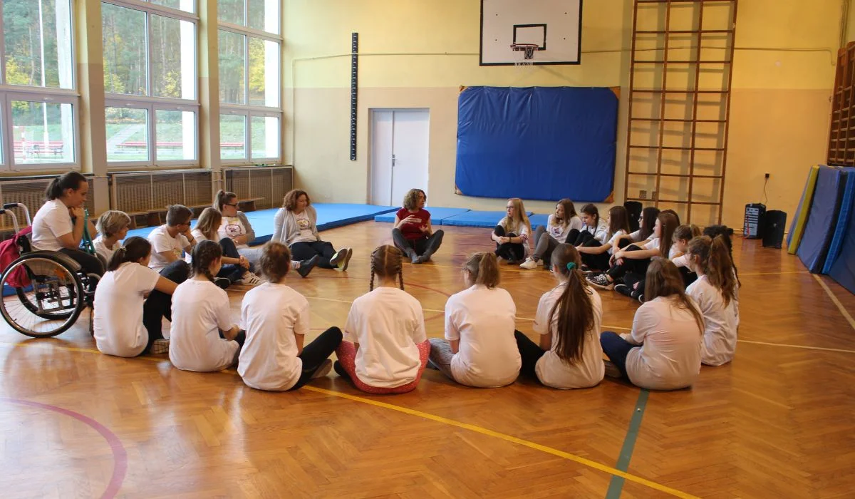 "Masz Moc" . Fundacja "Ogród Marzeń" organizowała duży projekt dla wolontariuszy.