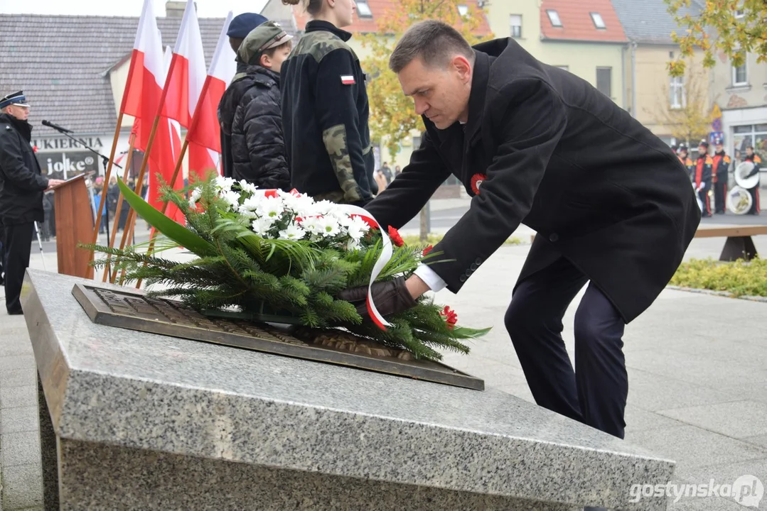 Narodowe Święto Niepodległości w Krobi 2024. Obchody 106. rocznicy odzyskania przez Polskę niepodległości