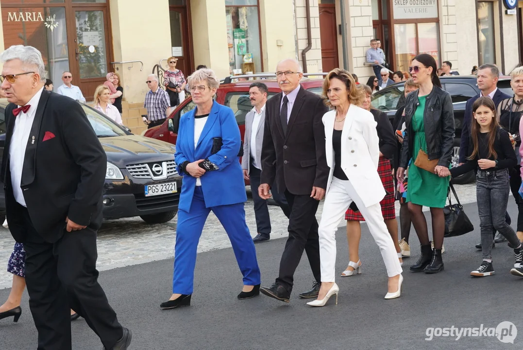 Poświęcenie figury Św. Jana Nepomucena w Krobi