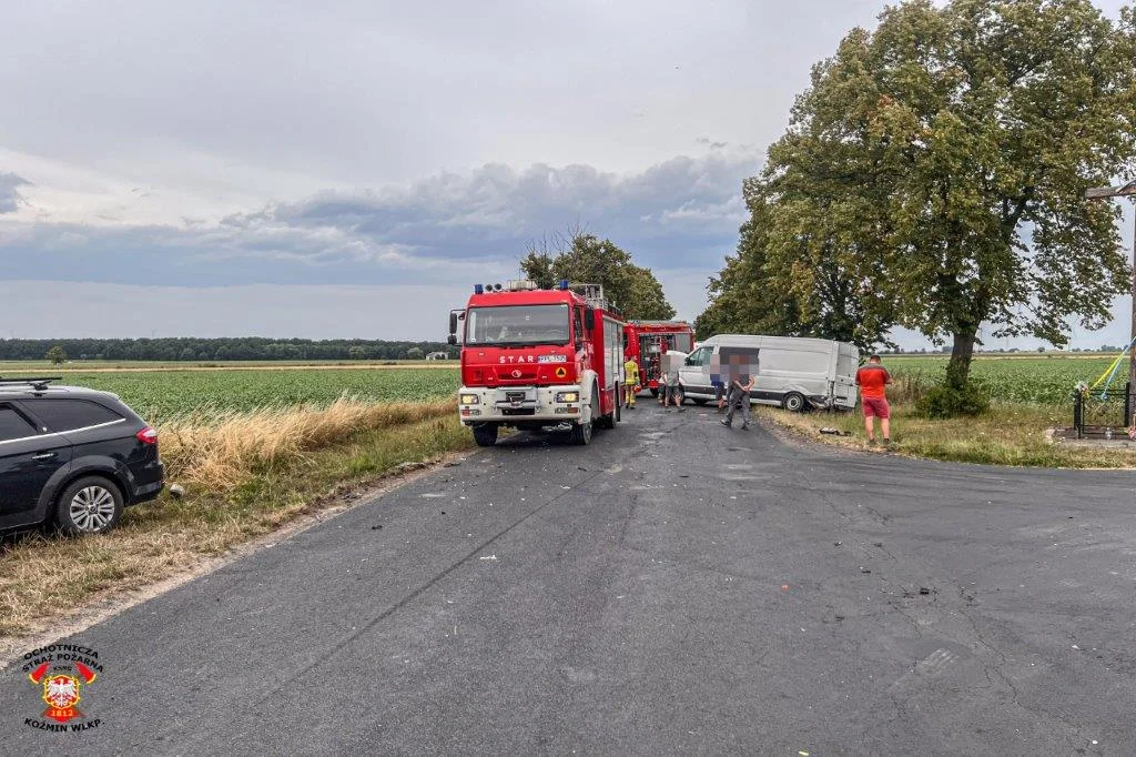 Wyki. Zderzenie 3 pojazdów