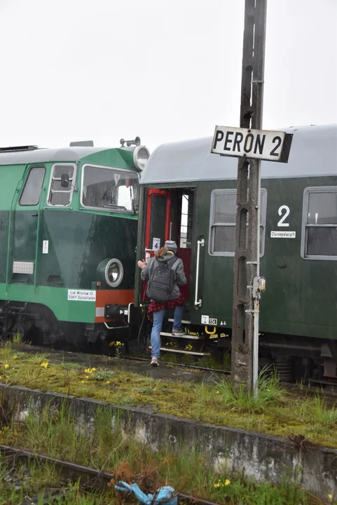 Pociąg turystyczny Baszta na linii Gostyń - Leszno