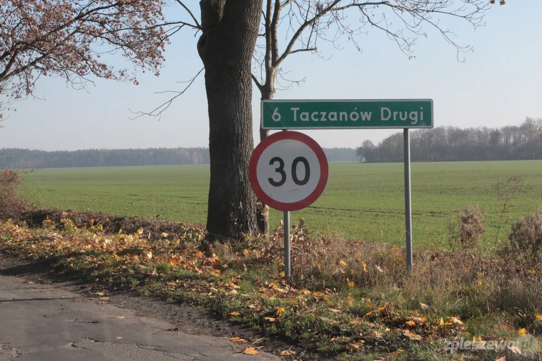 Remont drogi Karmin - Taczanów Drugi w powiecie pleszewskim