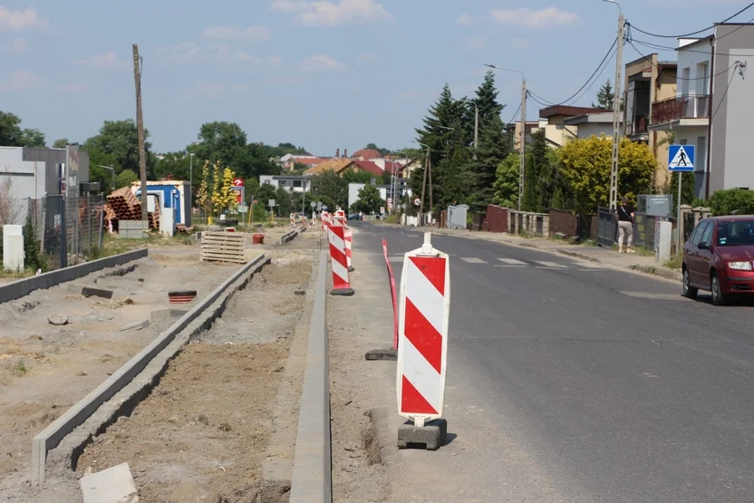 Zamknięcie ul. Armii Poznań w Pleszewie