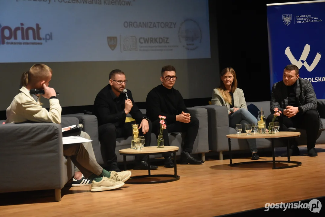 Panel "Młodzi i przedsiębiorczy" w ZSOiZ w Krobi