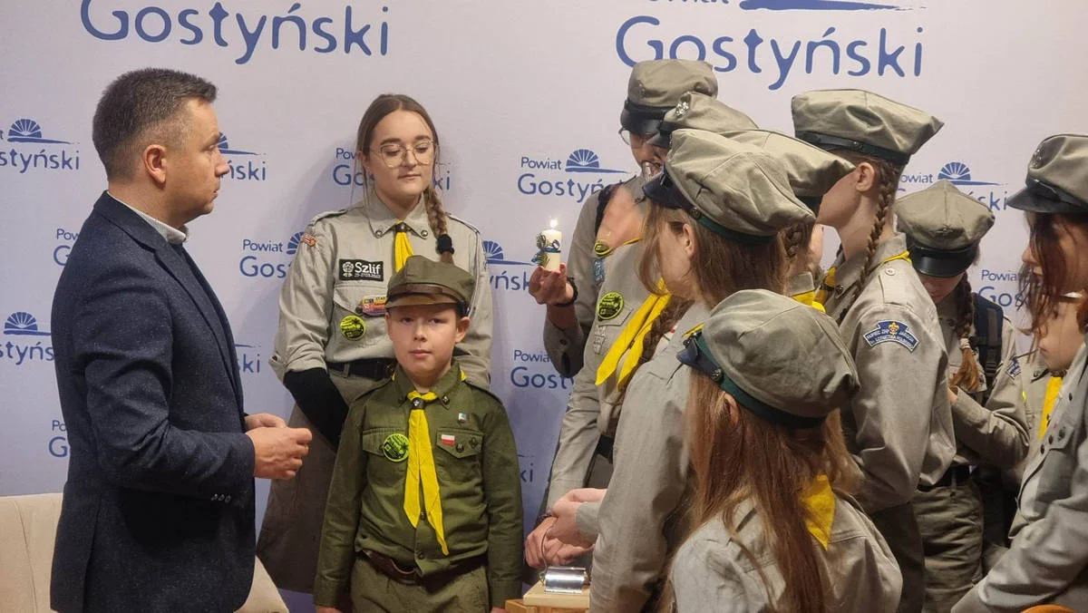 Betlejemskie Światło Pokoju w powiecie gostyńskim