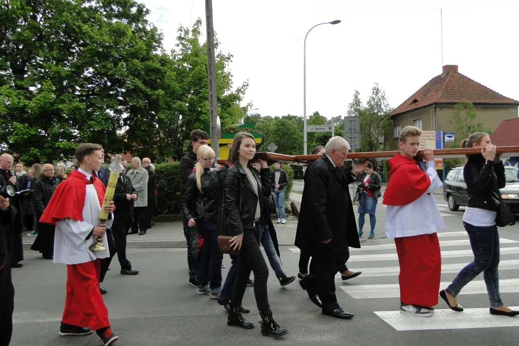 Symbole Światowych Dni Młodzieży w Jarocinie (2014)