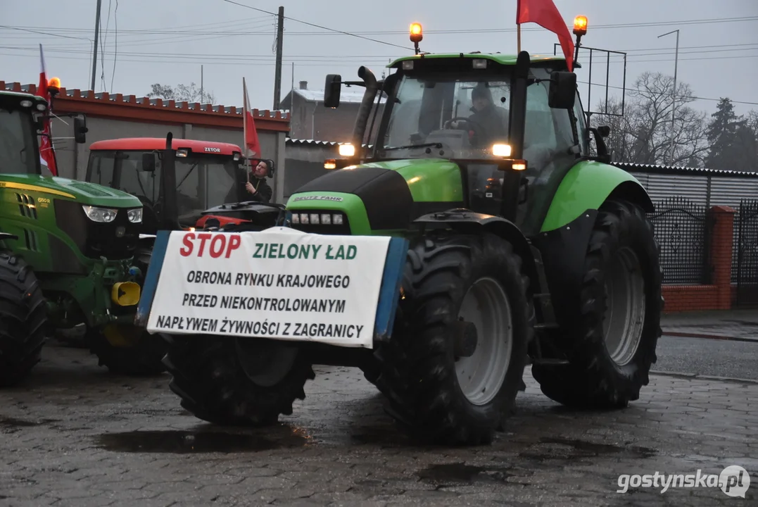 Protesty rolnicze w powiecie gostyńskim 2024