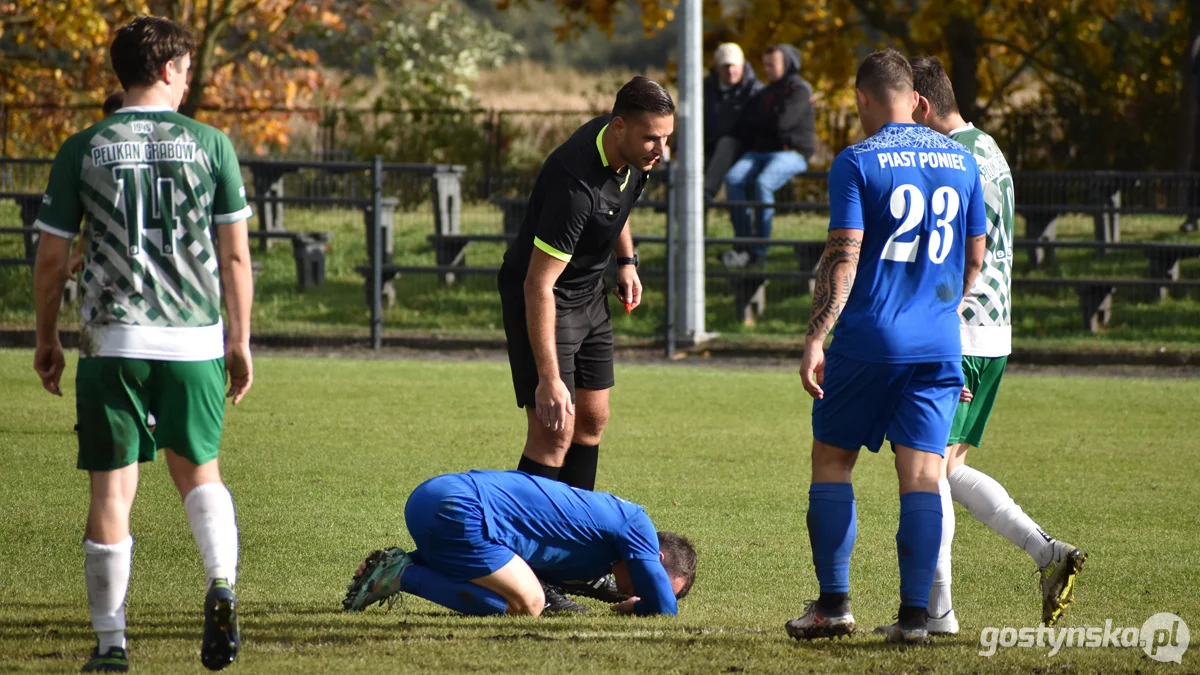 Piast Poniec - Pelikan Grabów nad Prosną 3 : 4