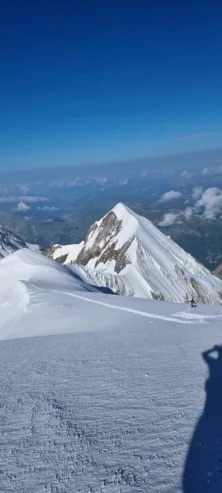 Ultramaratończyk Rafał Przybył z Bodzewka Pierwszego zdobył Mont Blanc