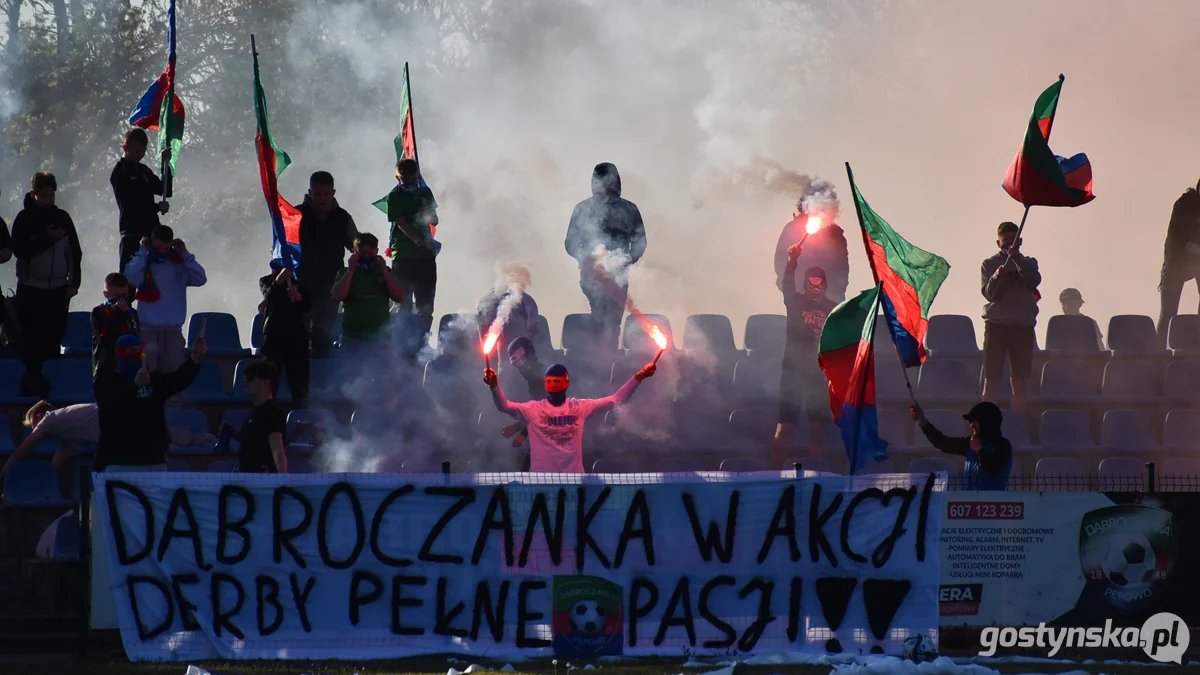 Derby powiatu gostyńskiego. Dąbroczanka Pępowo - Pinsel-Peter Krobianka Krobia 0 : 1