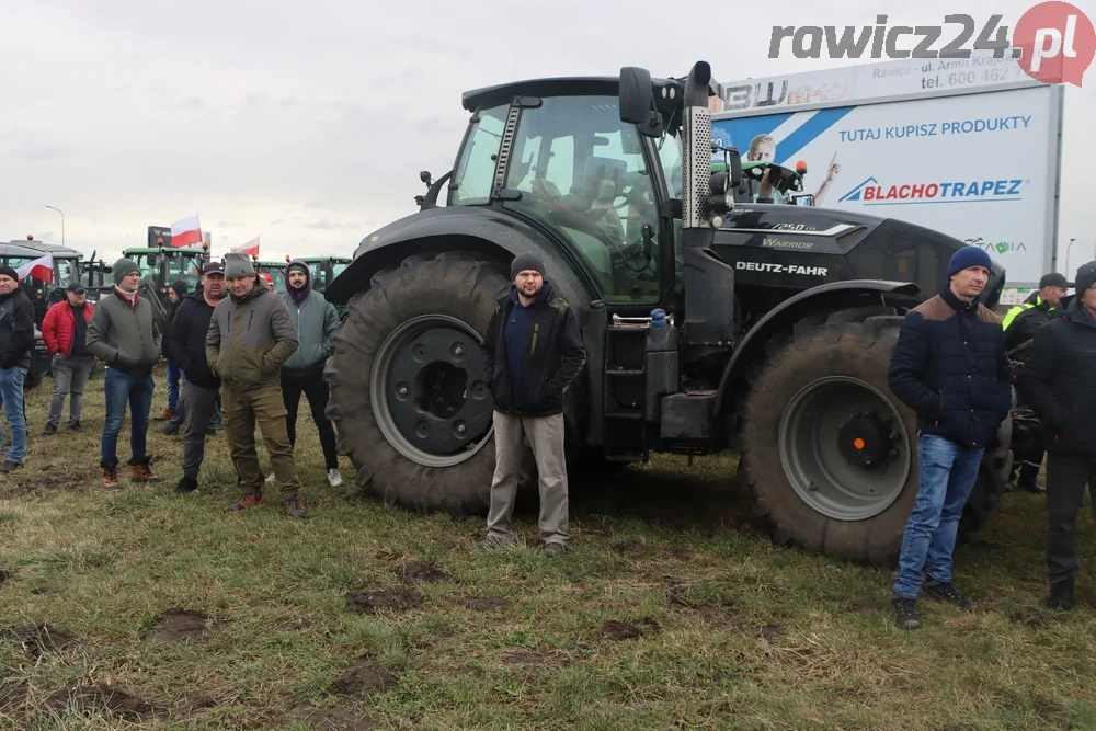 Rolnicy przejechali z gminy Miejska Górka do Rawicza i z powrotem