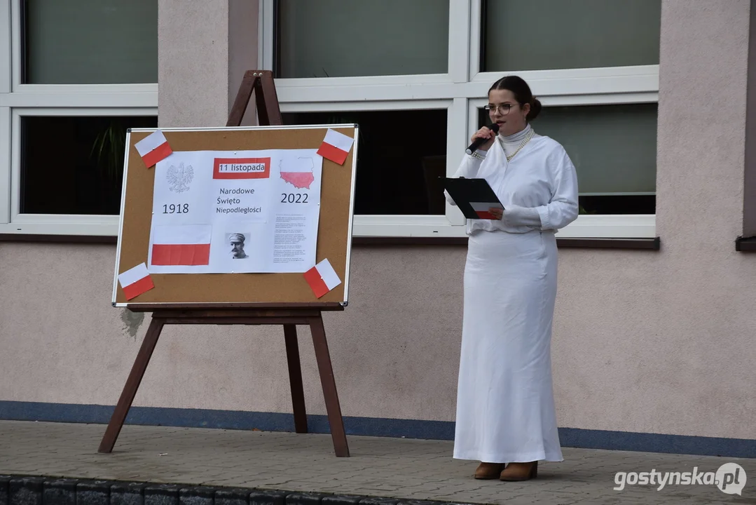 Akcja "Szkoła do hymnu" w Szkole Podstawowej nr 3 w Gostyniu