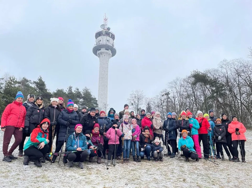 W Żerkowie w ramach 31. Finału WOŚP odbył się Marsz Nordic Walking