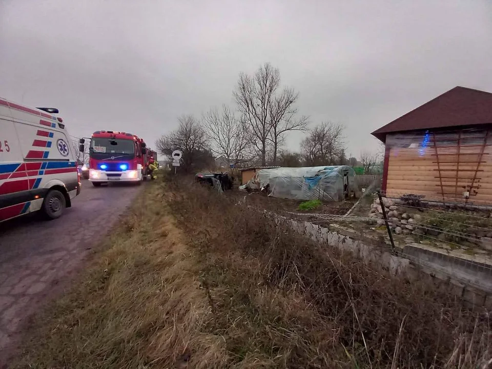 Wypadek w Chwaliszewie w gminie Krotoszyn