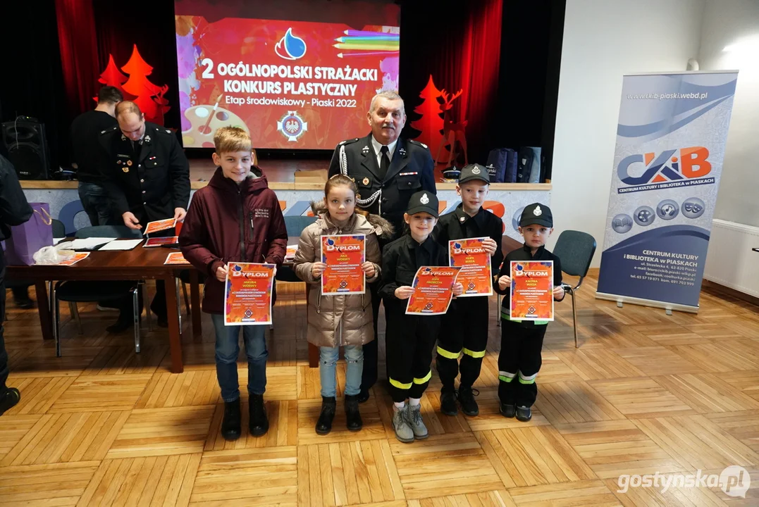 Strażacki konkurs plastyczny w powiecie gostyńskim, etap środowiskowy