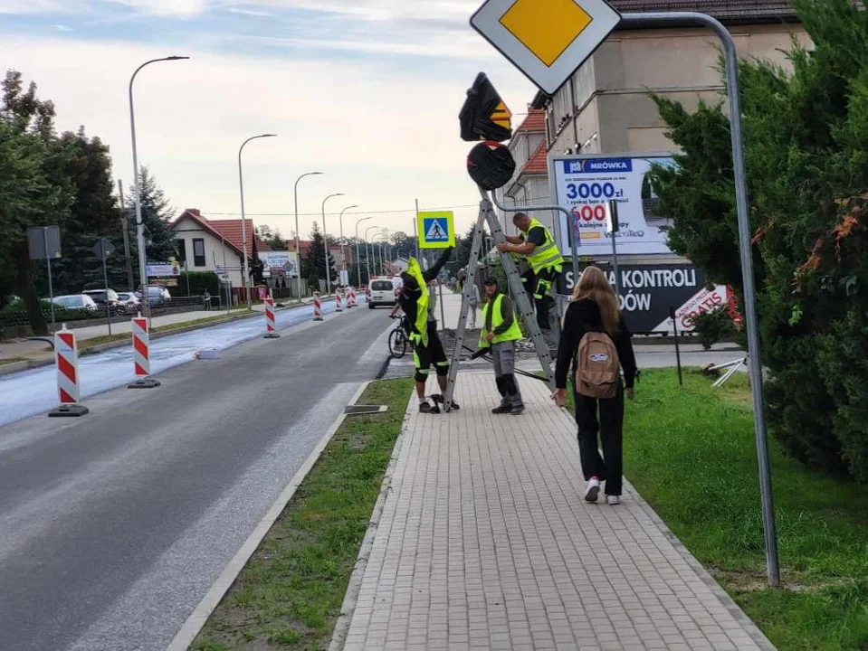 Remont remontem ulicy Wojska Polskiego w Jarocinie