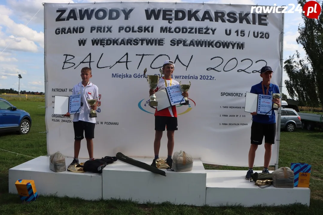 Grand Prix Polski Młodzieży U15/U20 w Wędkarstwie Spławikowym nad Balatonem w Miejskiej Górce