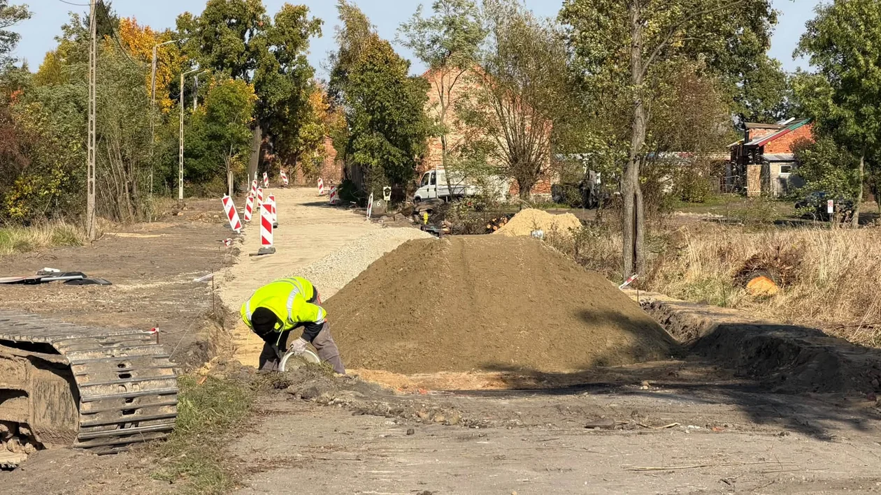 Przebudowa ulicy Lawendy w Tomaszewie