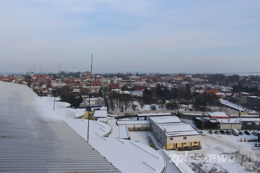 Panorama Pleszewa - widok z elewatora zbożowego