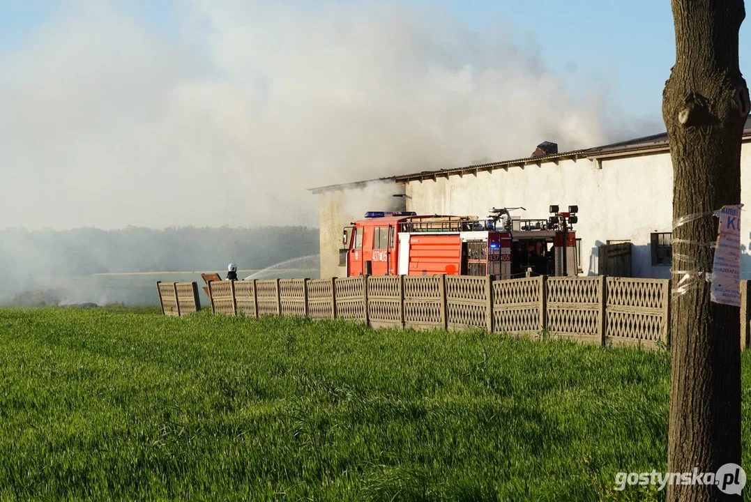 Pożar stodoły w Strumianach