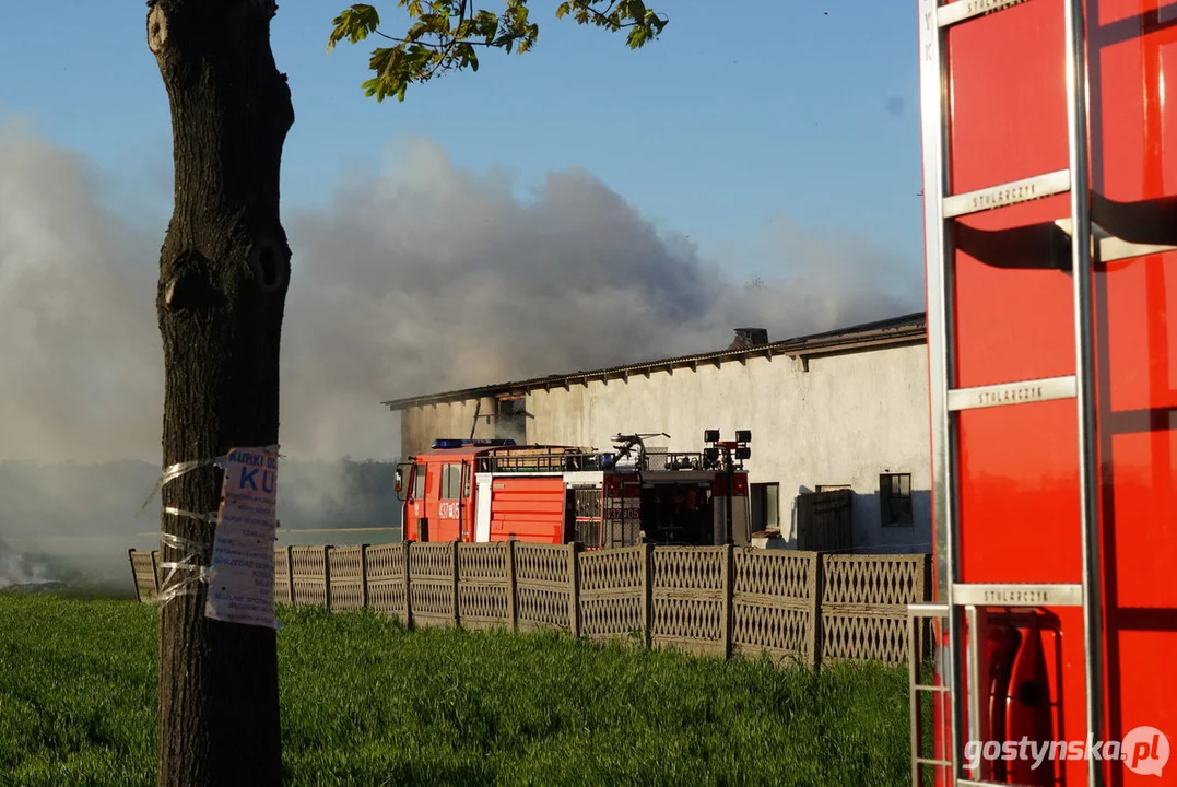 Pożar stodoły w Strumianach