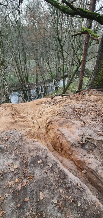 Crossowcy niszczą przełom Lutyni i źródełko w okolicy Słupi. Mamy zdjęcia wandali