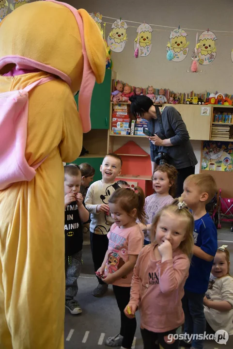 Zając w przedszkolach. Akcja Młodzieżowej Rady Miejskiej w Gostyniu