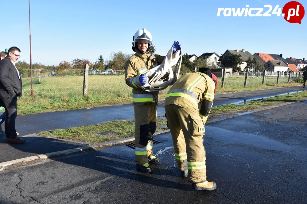 Ćwiczenia służb w Sarnowie i Rawiczu