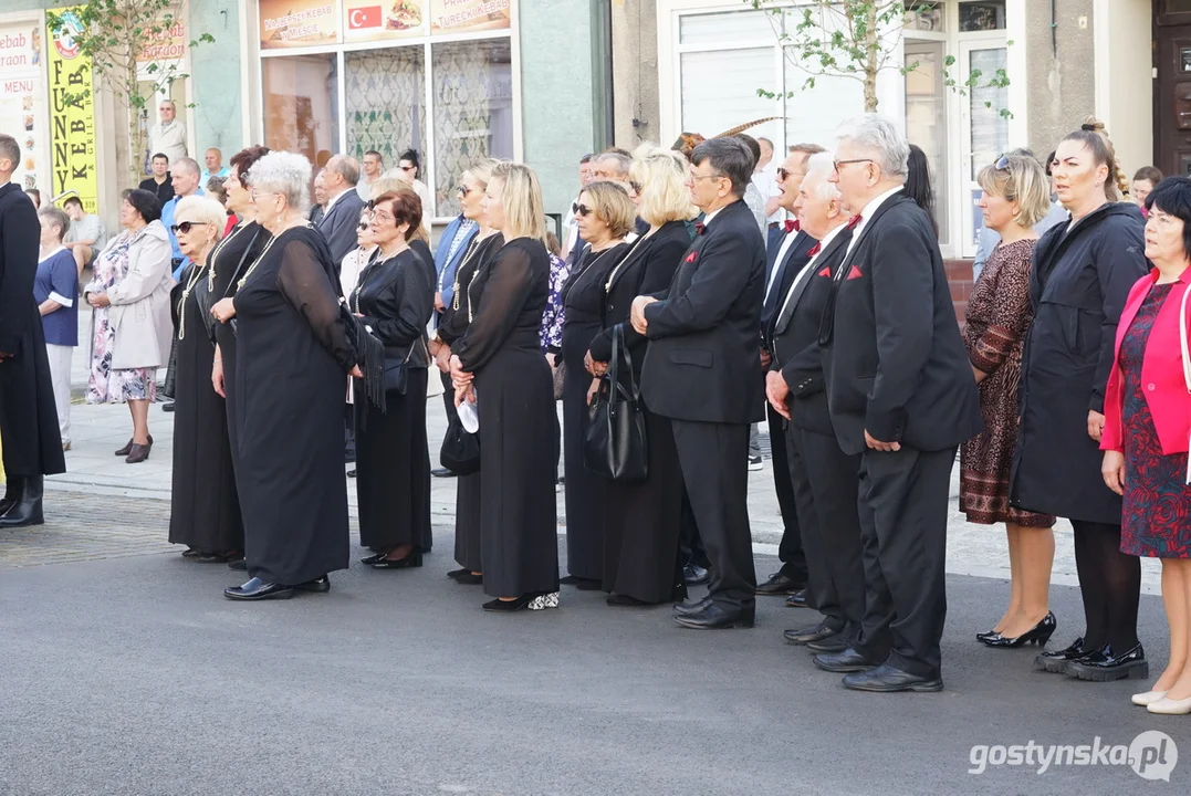 Poświęcenie figury Św. Jana Nepomucena w Krobi