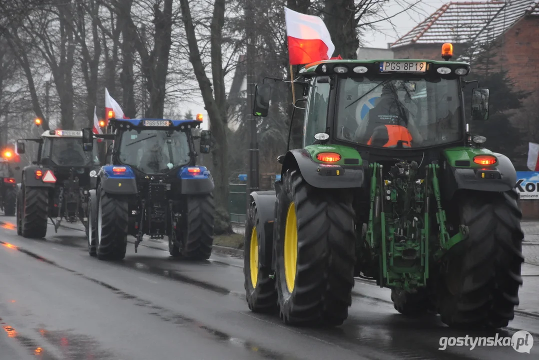 Protesty rolnicze w powiecie gostyńskim 2024