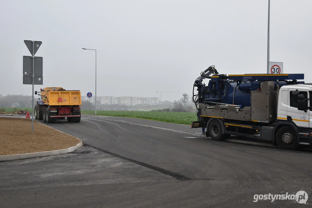 Budowa nowej drogi-łącznika, al. Niepodległości w Gostyniu