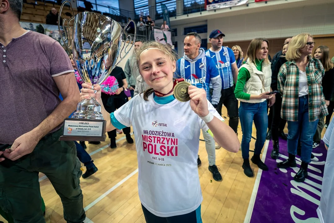 Młodzieżowe Mistrzostwa Polski w futsalu U-15 w Poznaniu. Zwycięstwo Sparty Miejska Górka