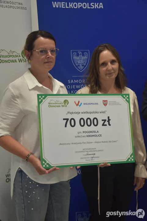 Wręczenie dofinansowań w ramach XV edycji konkursu "Pięknieje wielkopolska wieś" w Pępowie
