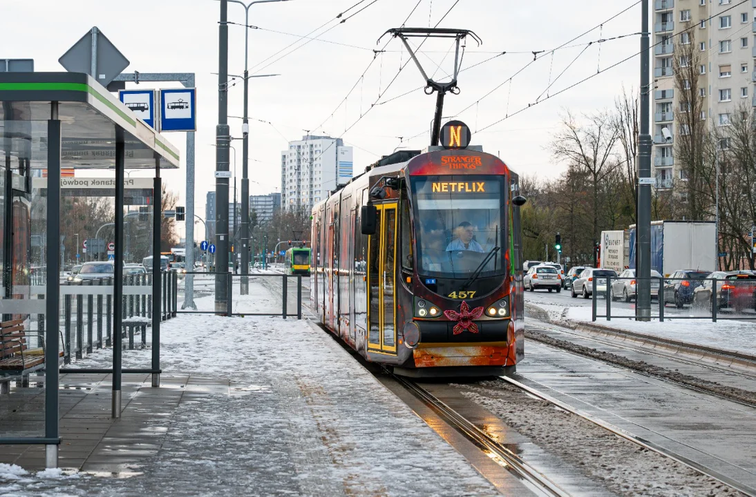 Tramwaj "Stranger Things 5" na poznańskich torowiskach