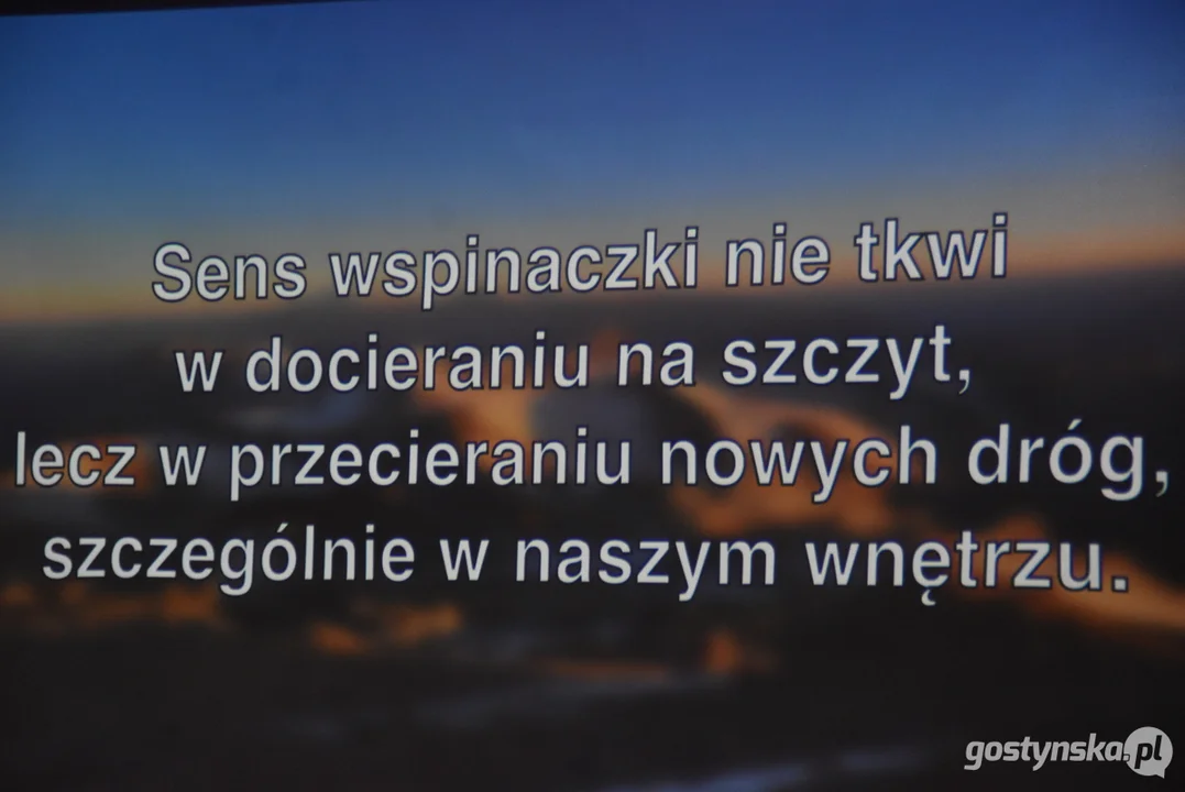 W KROB_KULT w Krobi Klaudia Bogusz relacjonowała wyprawę na Aconcagua