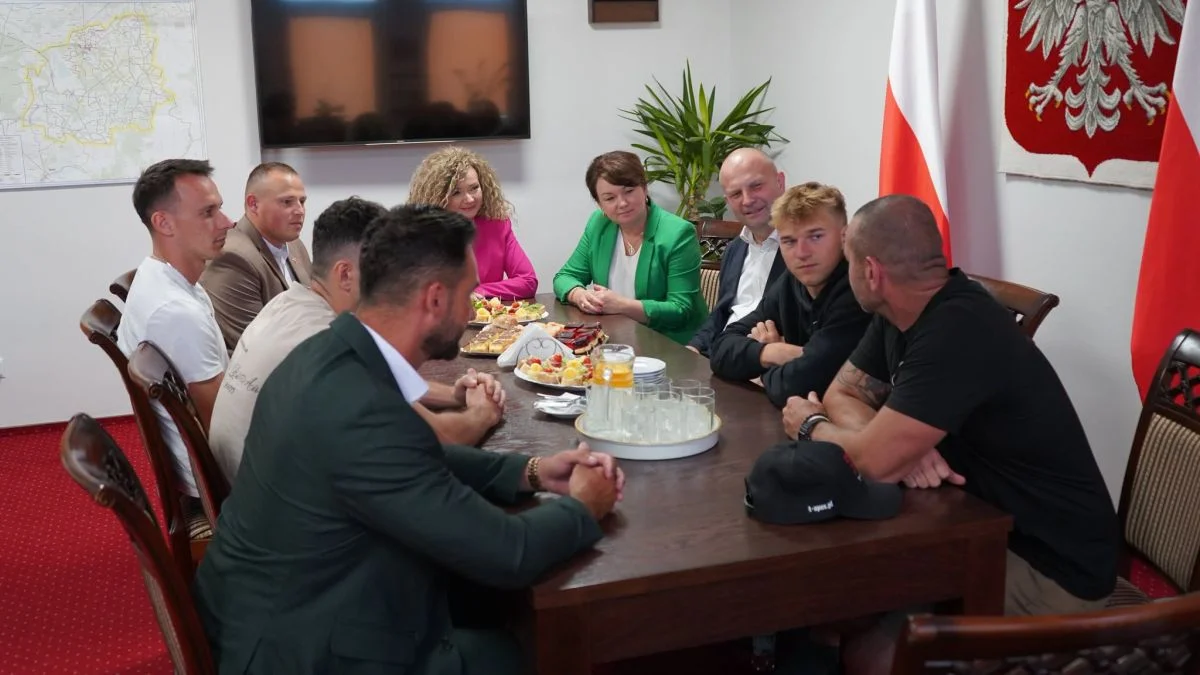 Sam Blaskowski odwiedził Sompolno koło Konina