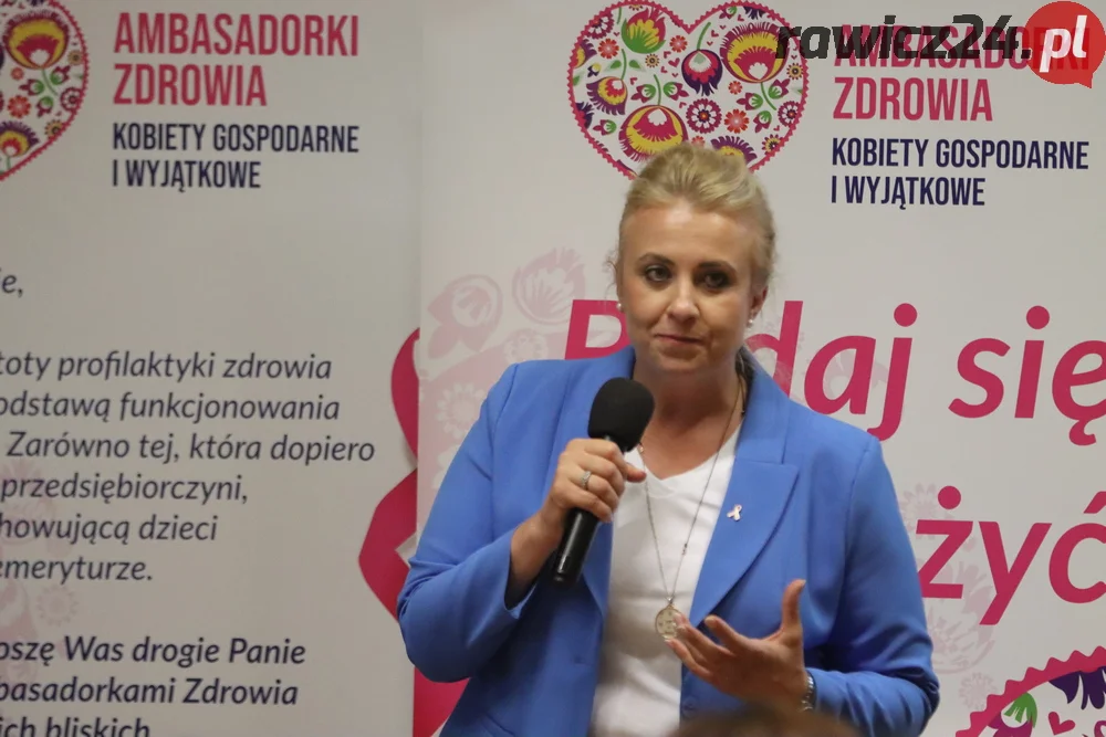 Minister Zdrowia Katarzyna Sójka w Miejskiej Górce