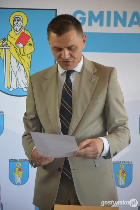 Konferencja w sprawie opracowania projektu budowy wschodniej obwodnicy Krobi