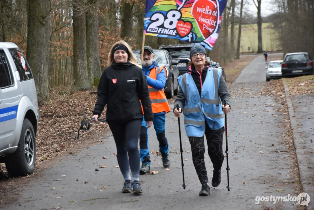 Biegająco zagrali dla WOŚP - Parkrun Gostyń i Grupa Nieprzemakalni Gostyń razem na trasie