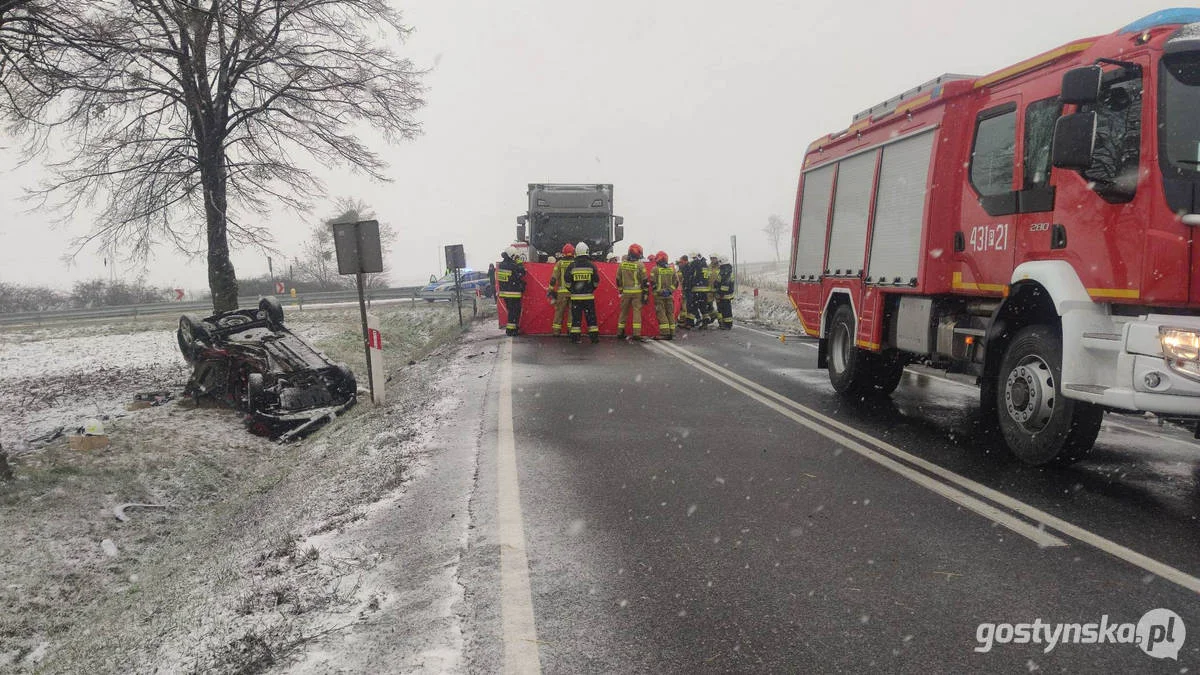 Śmiertelny wypadek na DK 12 w Dąbrówce