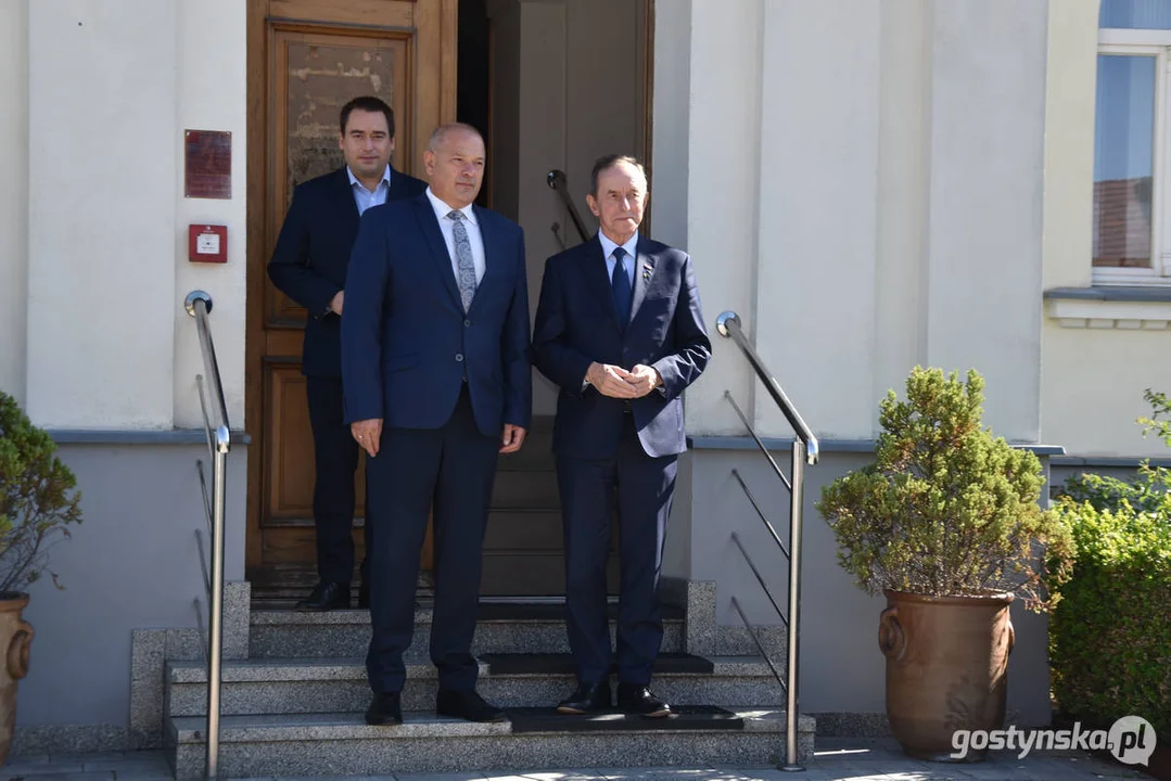 Tomasz Grodzki, marszałek Senatu RP X kadencji z wizytą w Gostyniu i Borku Wlkp.