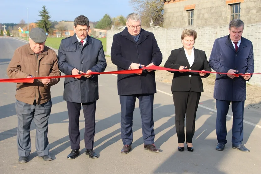 Otwarcie drogi w Rudzie Wieczyńskiej