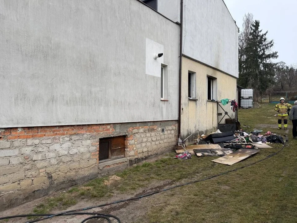 Pożar mieszkania pod Piłą