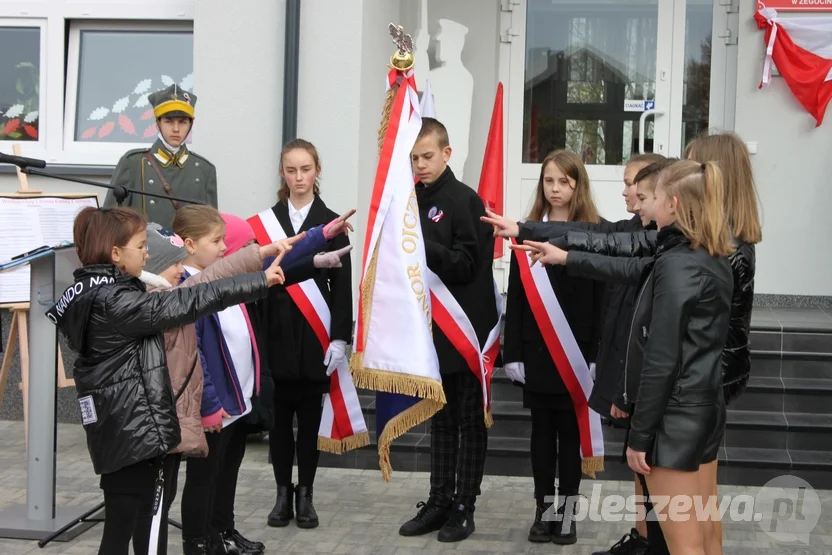 Nadanie imienia Powstańców Wielkopolskich Szkole Podstawowej w Żegocinie