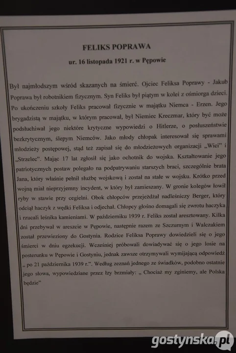 Obchody 85. rocznicy rozstrzelania mieszkańców Krobi i okolic